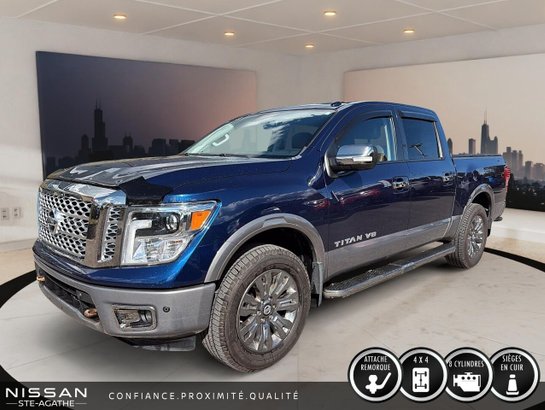2018 Nissan Titan 2018 Blue