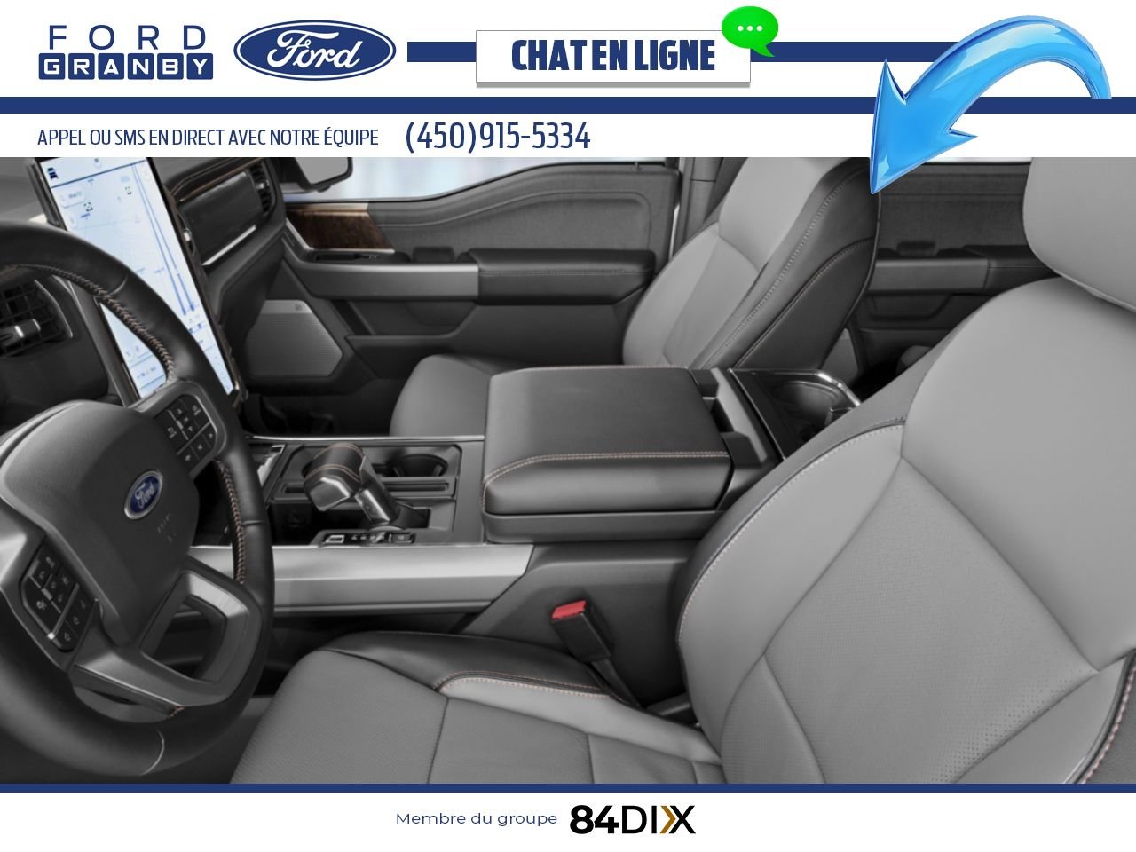 Ford F-150 Lightning 2025 Blanc astral métallisé trois couches Granby - photo #8