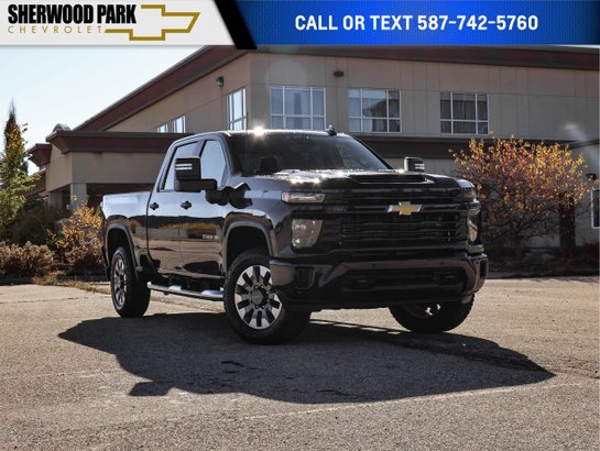 2026 Chevrolet Silverado 2500HD Custom 6.6L Duramax | Safety Package Black