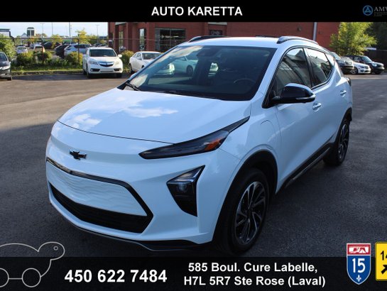 Chevrolet Bolt EUV EUV PREMIER drive assist cruise adap cuir led mags 2023 Blanc