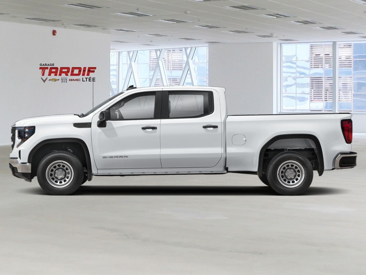 2026 GMC Sierra 1500 Pro cabine multiplace 4RM 157 po Summit White Amos - photo #1