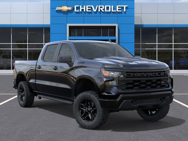 2026 CHEVROLET Silverado 1500 Custom Trail Boss cabine multiplace 4RM 157 po BLACK Gatineau - photo #6