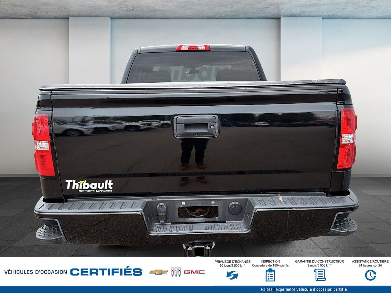 GMC SIERRA K1500 Cabine double 4RM 143,5 po 2018 Noir Montmagny - photo #2