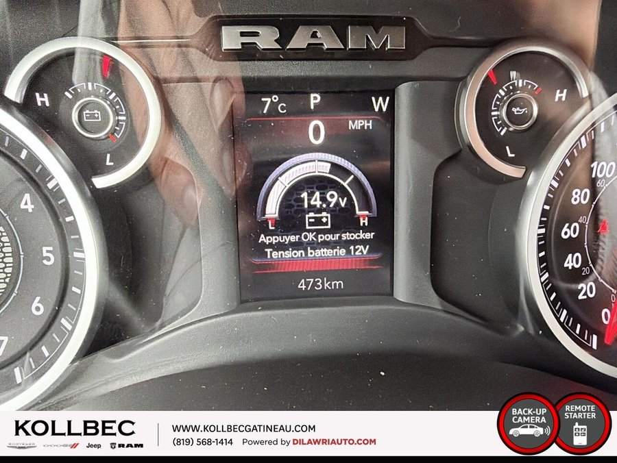 RAM 1500 Express cabine d'équipe 4x4 caisse de 6 pi 4 po 2026 Blanc éclatant