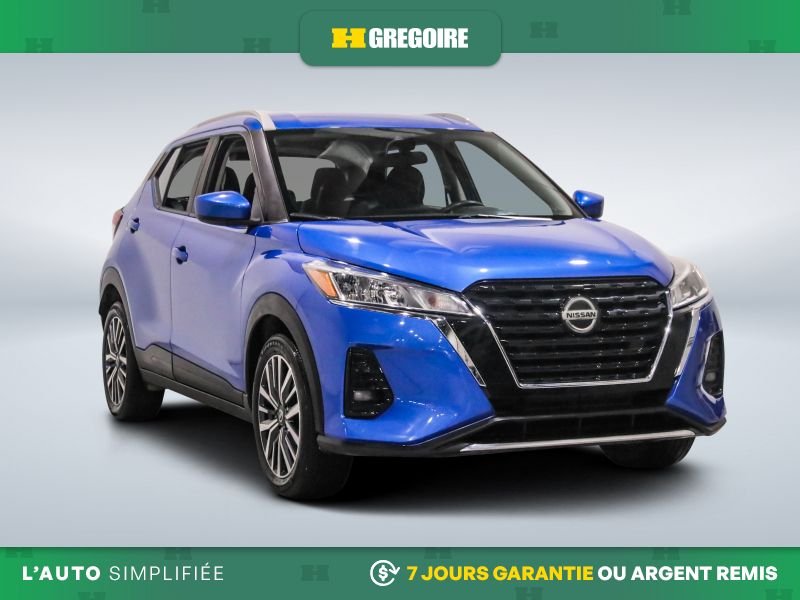 2021 Nissan Kicks SV AUTO A/C GR ELECT MAGS CAM RECUL BLEUTOOTH Blue
