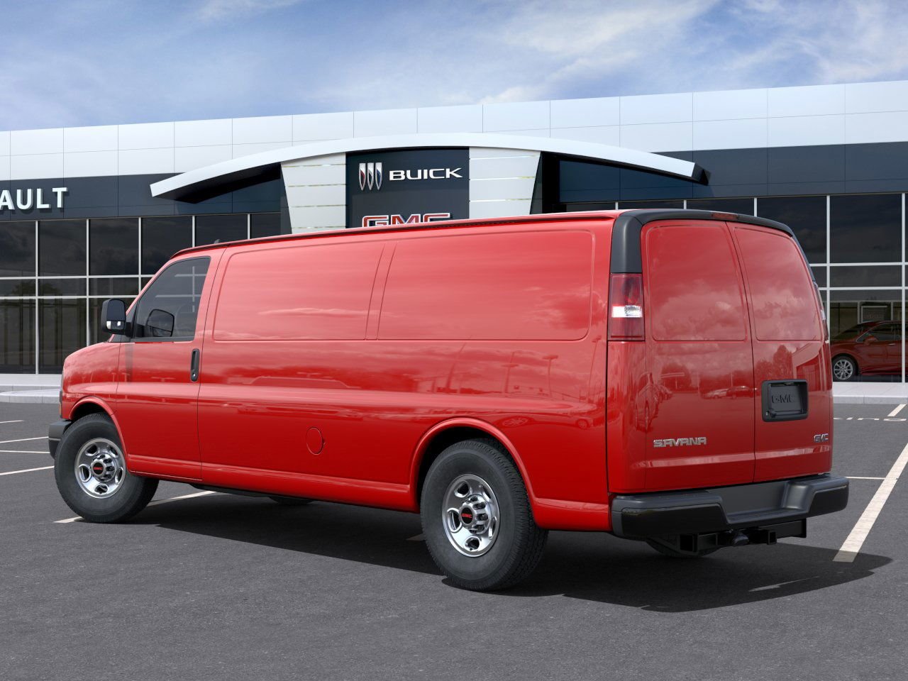 2024 GMC Savana Cargo Van Cardinal Red Saint-Eustache - photo #2
