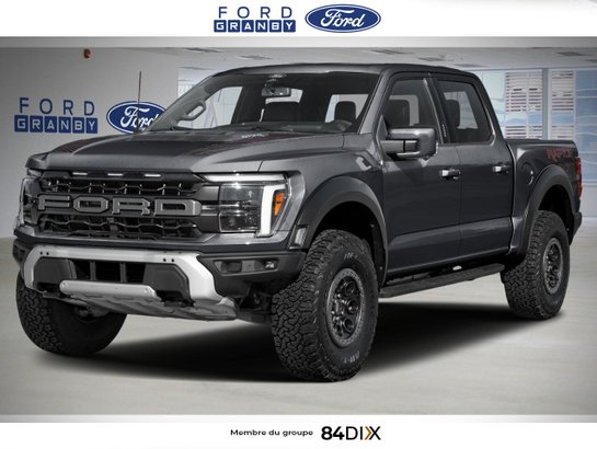 Ford F-150 Raptor SuperCrew 4RM caisse de 5,5 pi 2026 Noir agate métallisé