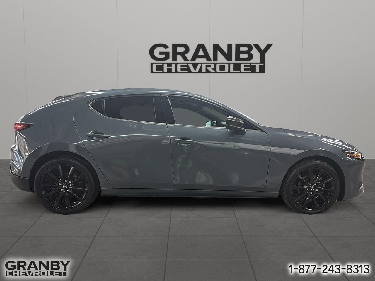 Mazda Mazda3 Sport GT avec moteur turbo BA TI i-ACTIV | G3618 2023 Gris Granby - photo #3