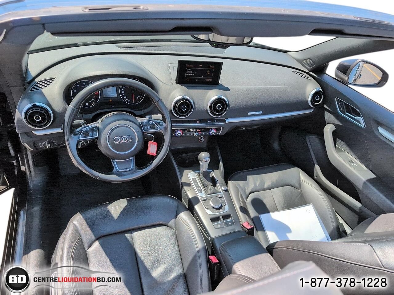 2015 Audi A3 2.0T Progressiv TSI QUATTRO CONVERTIBLE | BD0240 Black Granby - photo #12
