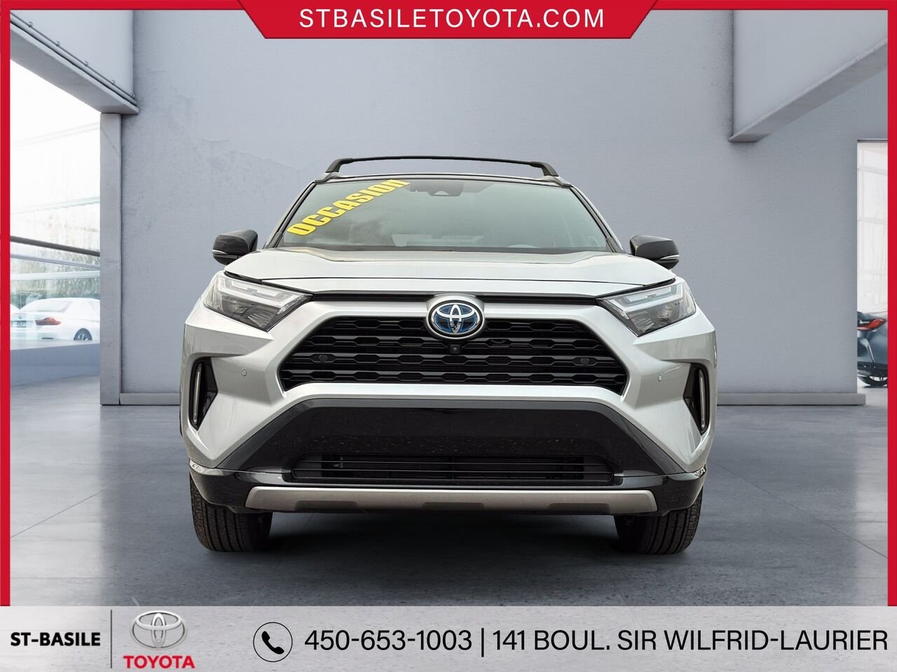 2023 TOYOTA RAV4 Hybrid Silver Sky Metallic with Black Roof Saint-Basile-le-Grand - photo #1