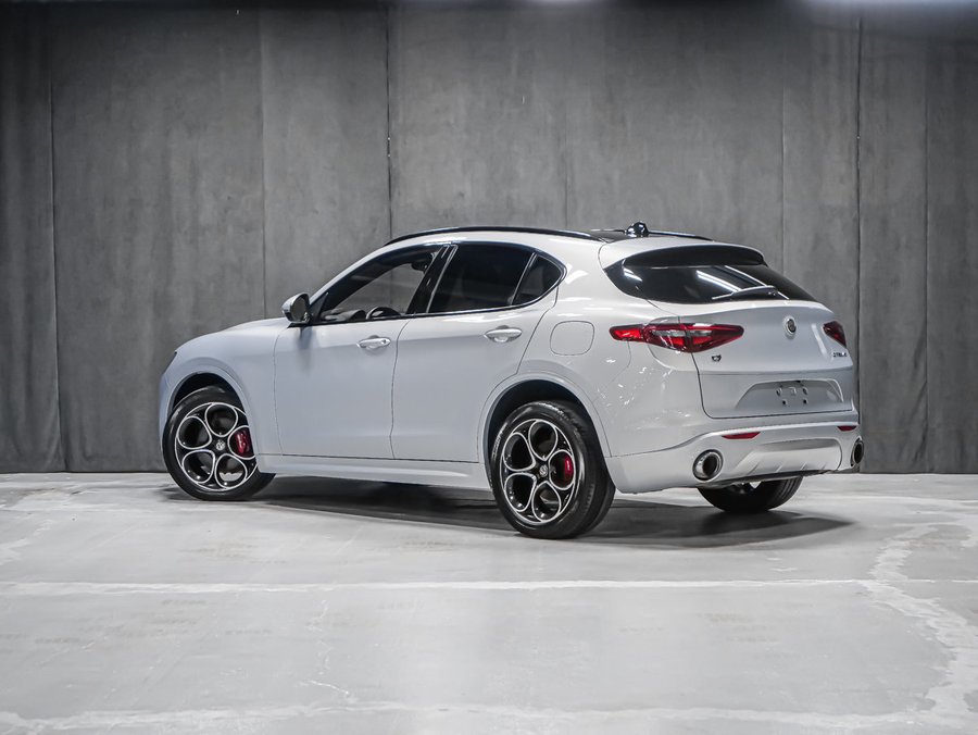 2020 Alfa Romeo Stelvio TI SPORT ASSIST CONDUITE HARMAN KARDON ROUES 20po White