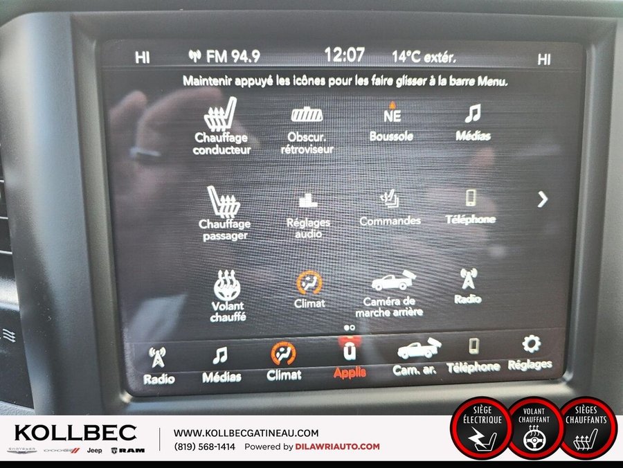 RAM 1500 Big Horn Sport 4x4 Crewcab 4x4 2020 Blanc