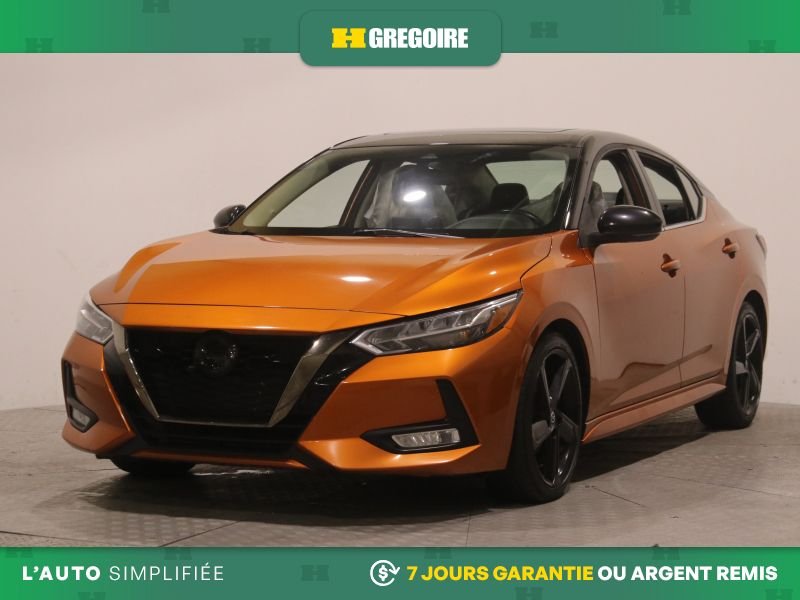 Nissan Sentra SR AUTO AC TOIT MAGS GR ELECT CAM RECUL BLEUTOOTH 2021 Orange