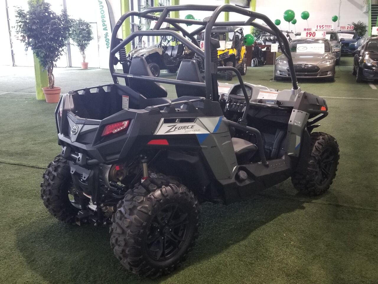 2022 CF MOTO ZForce Grey  - photo #10