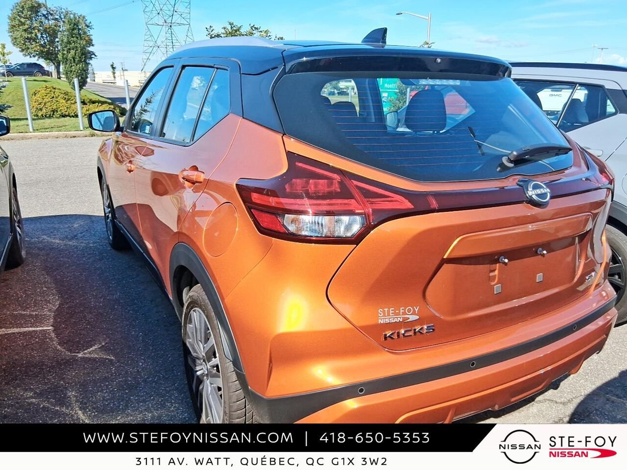 Nissan Kicks SV TA 2024 Orange Ste-Foy - photo #1
