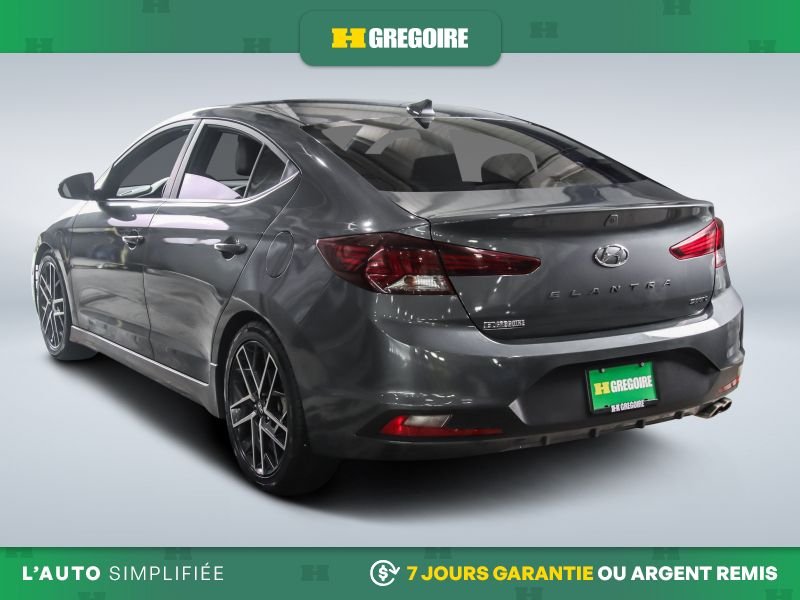 Hyundai Elantra Sport AUTO A/C MAGS CUIR TOIT CAM RECUL BLUETOOTH 2020 Gris