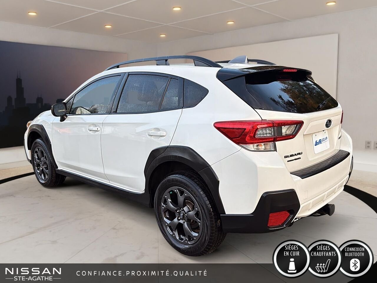 Subaru Crosstrek AWD|JAMAIS ACCIDENTÉ|CUIR 2022 Blanc Saint-Jérôme - photo #4