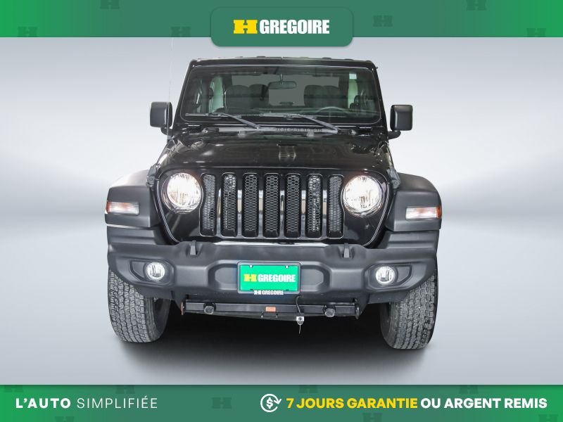 Jeep Wrangler 821782 | Sport 4WD AUTO A/C MAGS CAM RECUL BLUETOOTH 2019 Noir Laval - photo #1