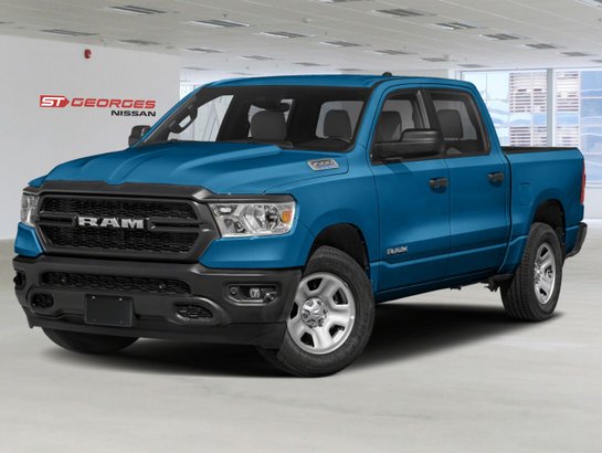 Ram 1500 Laramie cabine d'équipe 4x4 caisse de 6,4 pi 2022 Bleu