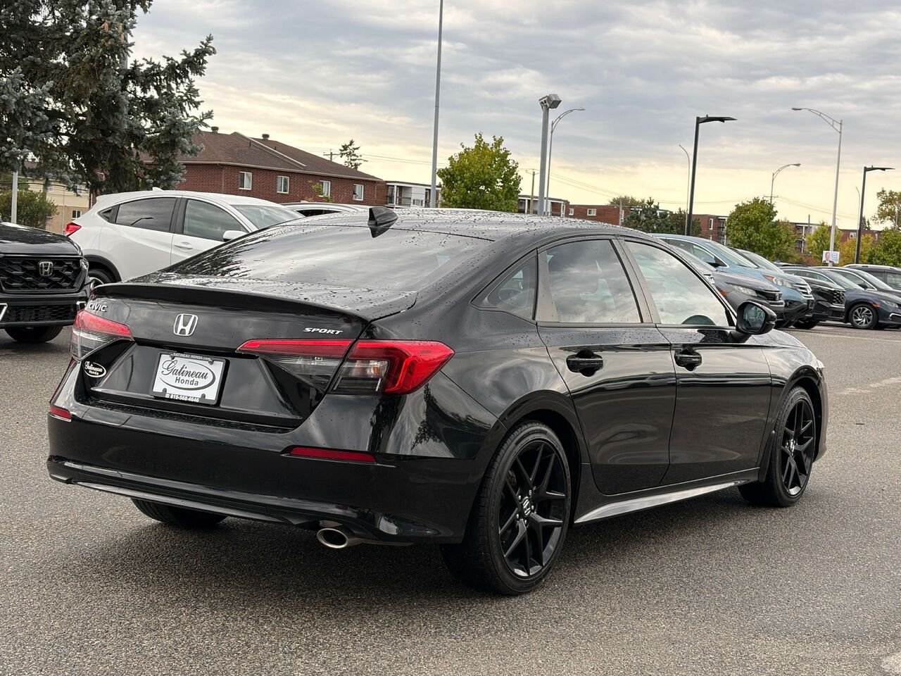 Honda Civic Sport 2022 Noir Gatineau - photo #5