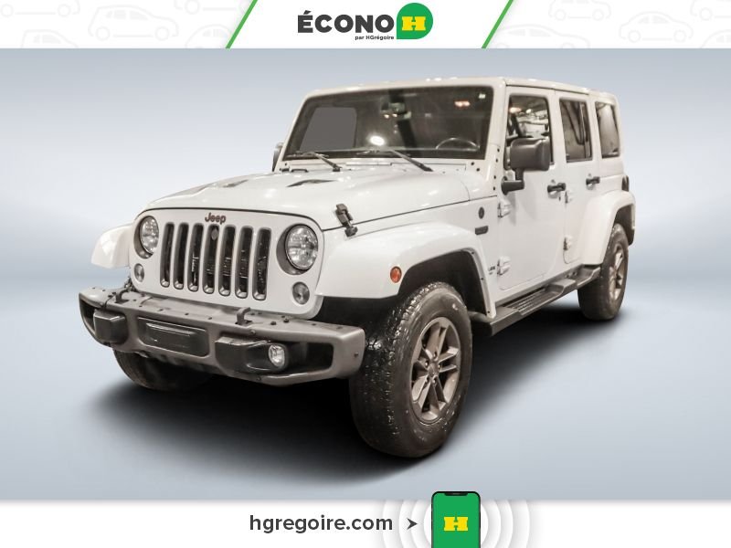 Jeep Wrangler Unlimited 2017 Blanc Blainville - photo #2