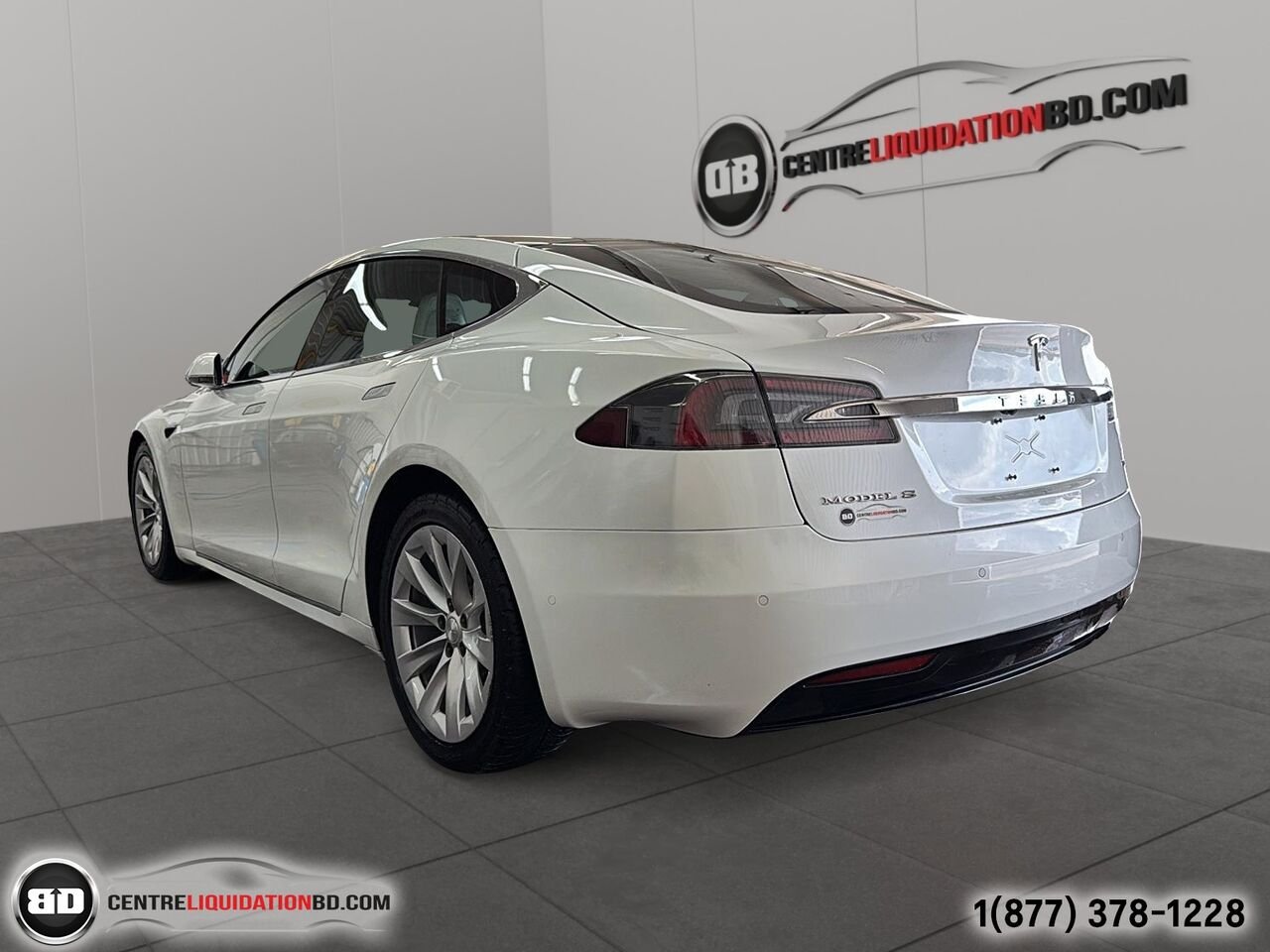 2017 Tesla Model S 75D DUAL MOTOR | BD0355 White Granby - photo #7