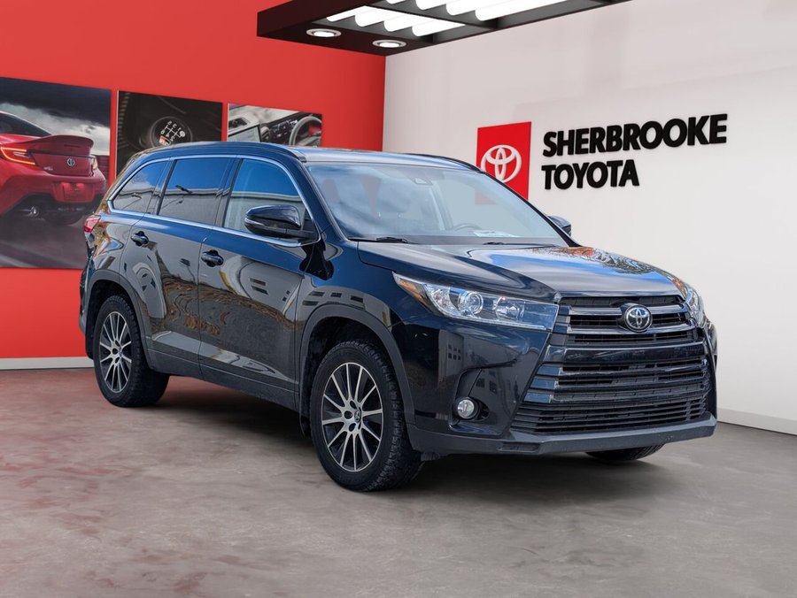2018 Toyota Highlander XLE/AWD/SIÈGES CHAUFFANTS/BLUETOOTH/AC BIZONE/TOIT OUVRANT Black