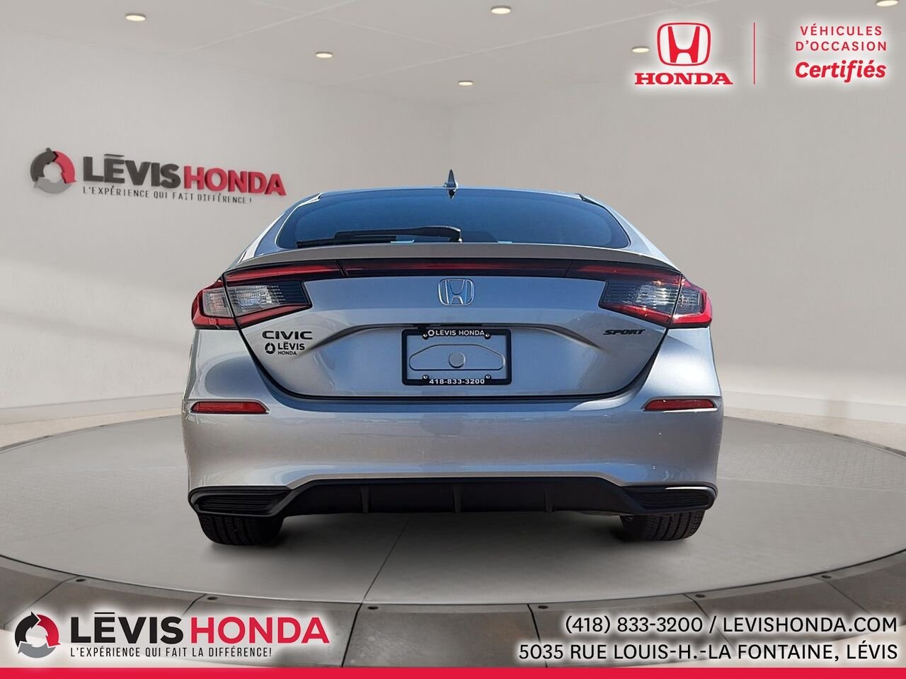2026 Honda Civic Hayon Sport Sport CVT Silver Lévis - photo #10