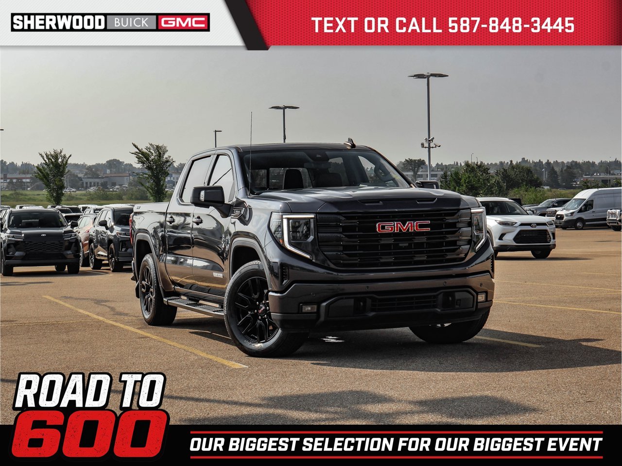 2025 GMC Sierra 1500 4WD Crew Cab 147 Elevation Grey Sherwood Park - photo #0