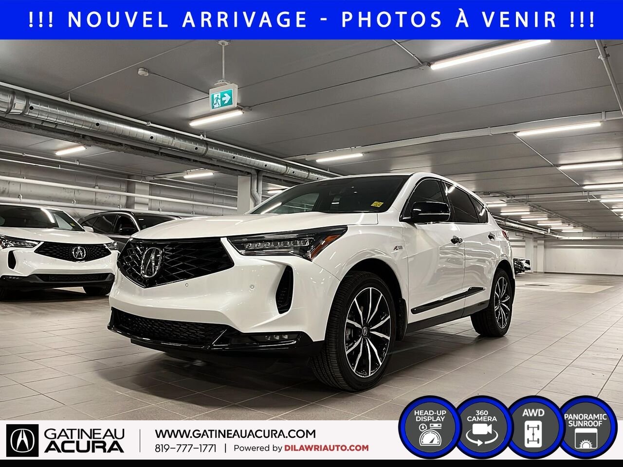 Acura RDX A-Spec Platinum Élite SH-AWD 2025 Blanc Gatineau - photo #0
