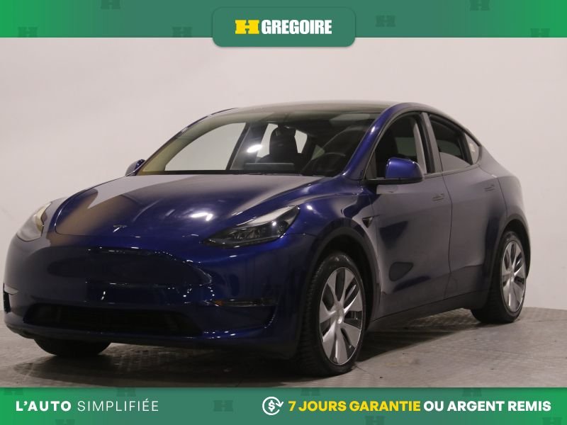 Tesla Model Y RWD AUTO AC CUIR TOIT NAV CAM RECUL BLEUTOOTH 2023 Bleu