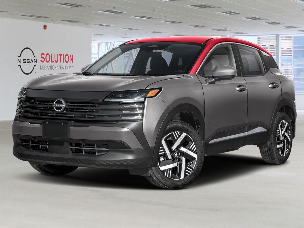 Nissan Kicks KICKS SV 2026 Gris poudre métallisé/Couche teintée Braise écarlate Châteauguay - photo #0