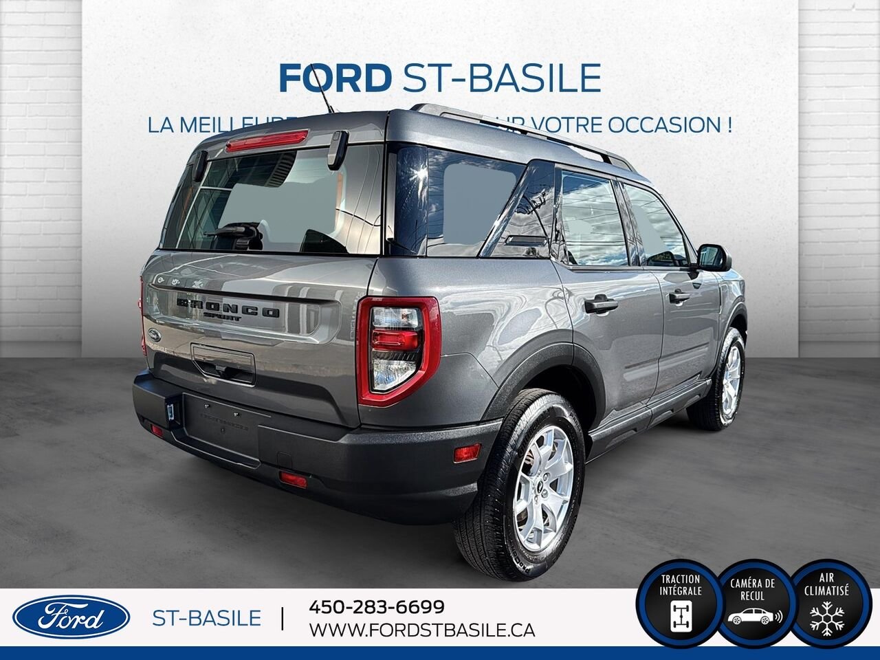 Ford BRONCO 2023 gray Saint-Basile-le-Grand - photo #8