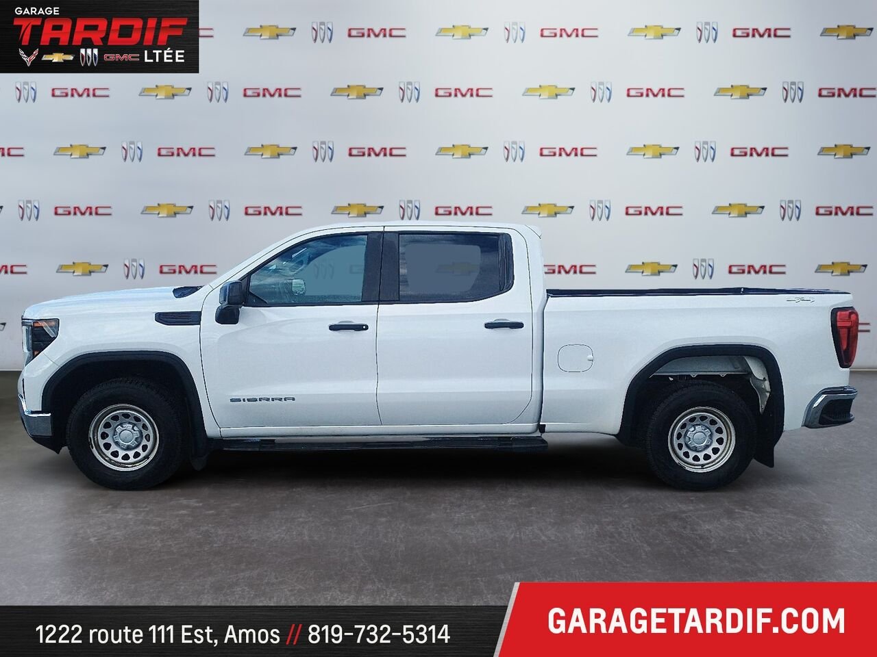 GMC SIERRA 1500 4WD CREW CAB PICKUP 46790A 2022 Blanc Amos - photo #4