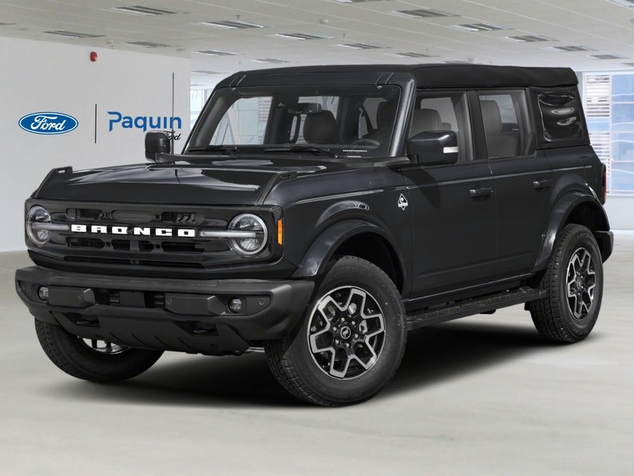 Ford Bronco Outer Banks 4 portes 4x4 2026 Noir ombre