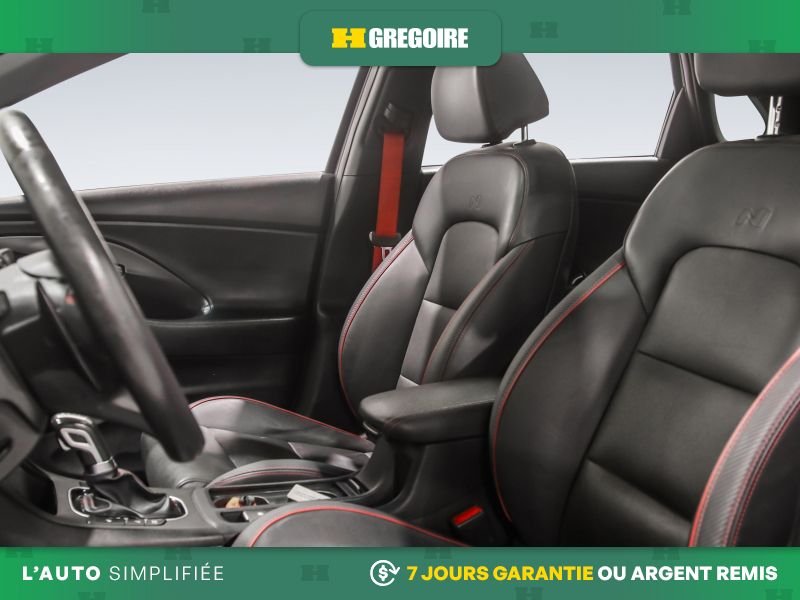 Hyundai Elantra 823040 | N Line AUTO A/C CUIR TOIT MAGS CAM RECUL BLEUTOOTH 2020 Gris Laval - photo #13