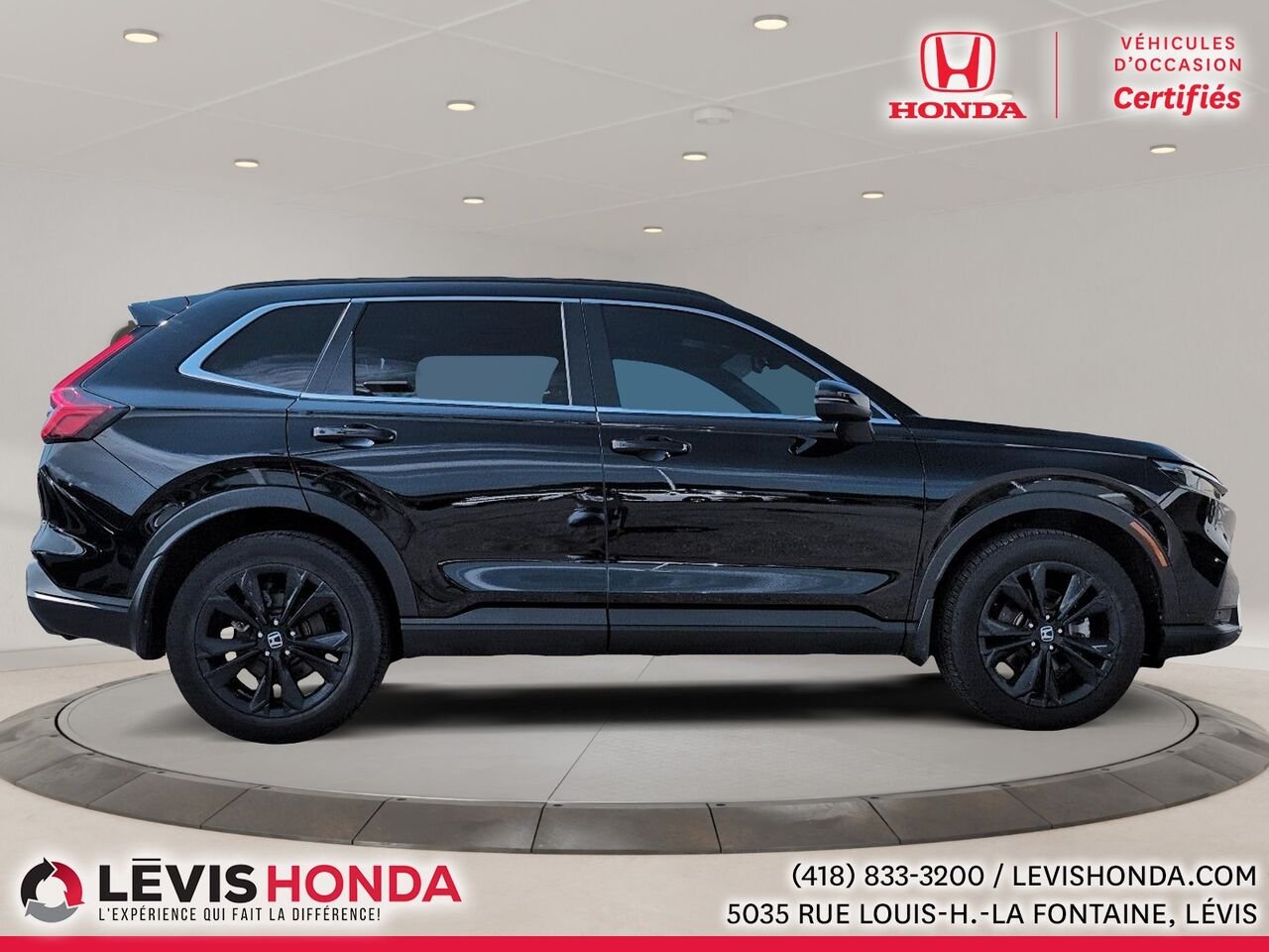 2025 Honda CR-V Touring Hybride AWD Touring Traction Intégrale Black Lévis - photo #6