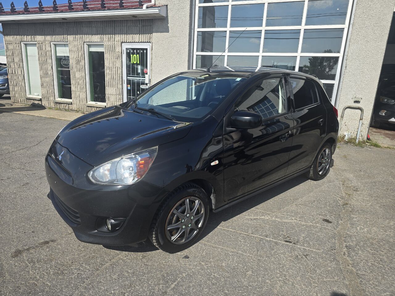 Black 2014 Mitsubishi Mirage Hatchback Automatic