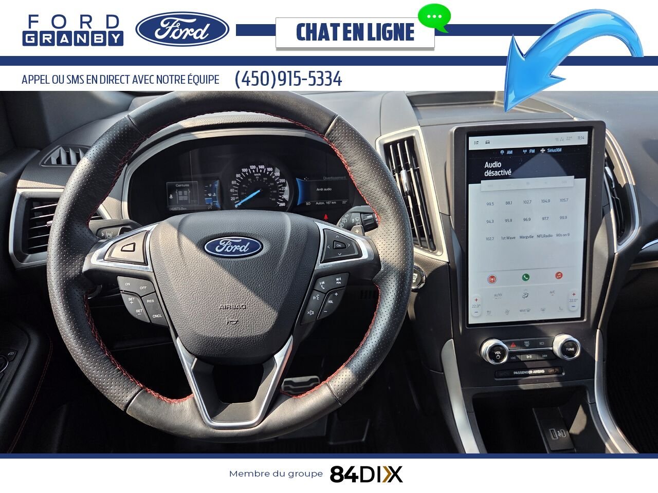 Ford Edge 2024 Blanc Granby - photo #9