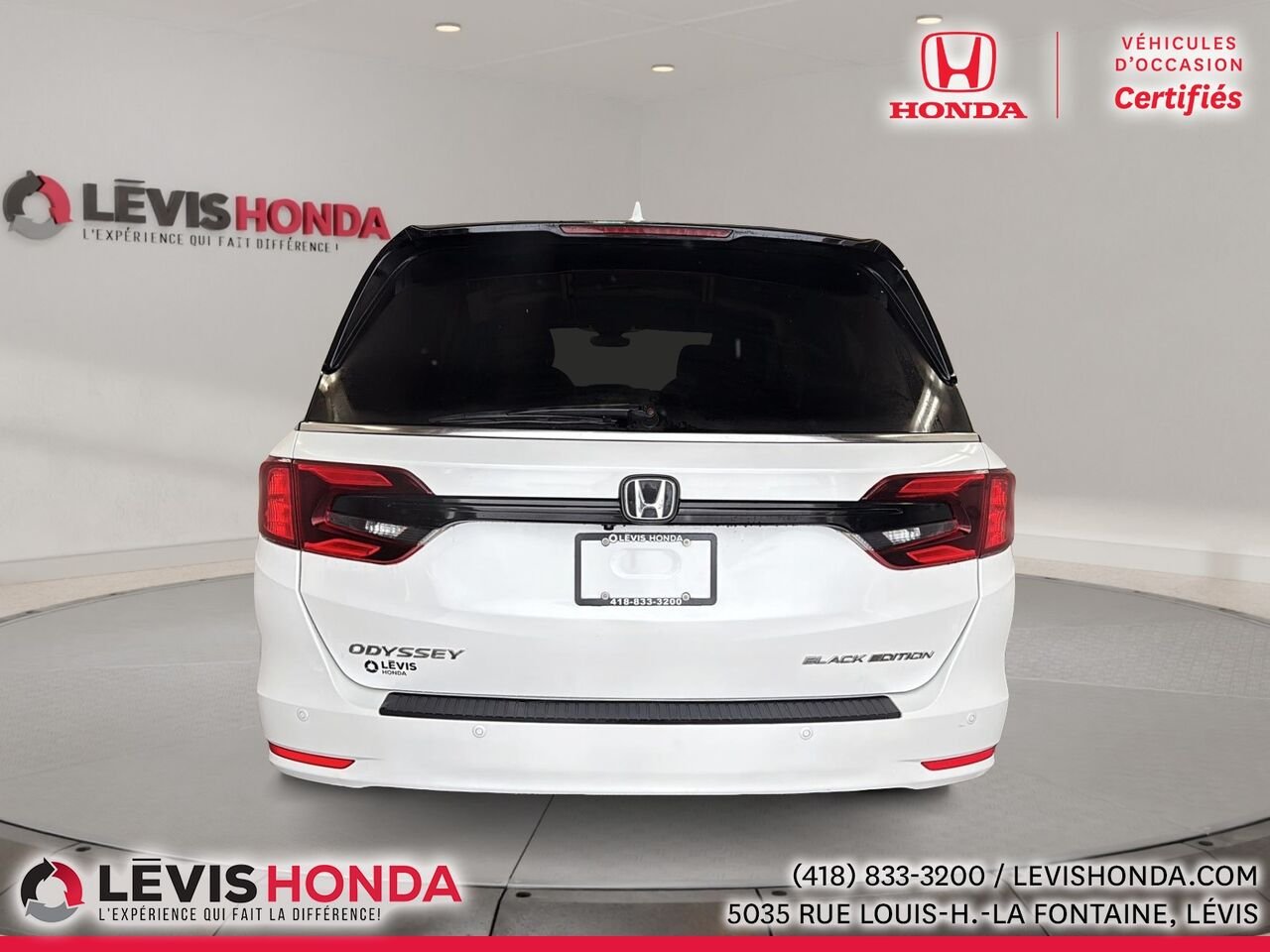 2023 Honda Odyssey Black Edition Black Edition BA White Lévis - photo #8
