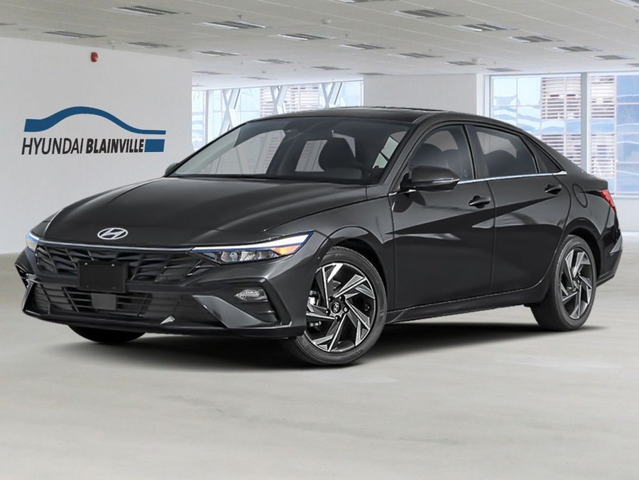 Hyundai Elantra hybride LUXURY DCT W/TWO-TONE INTERIOR 2025 Noir abysse
