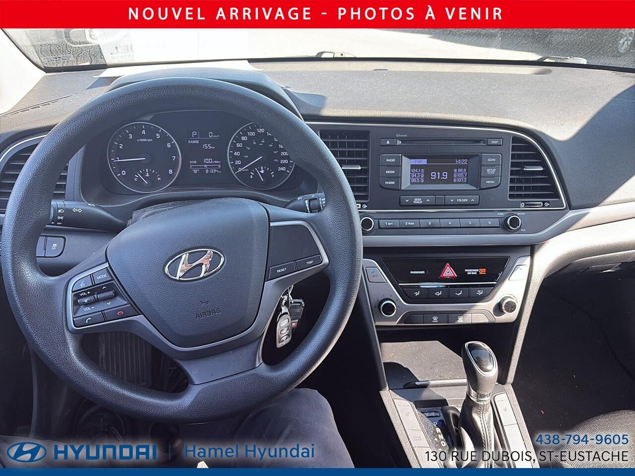 Hyundai Elantra 2017 Blanc Saint-Eustache - photo #7