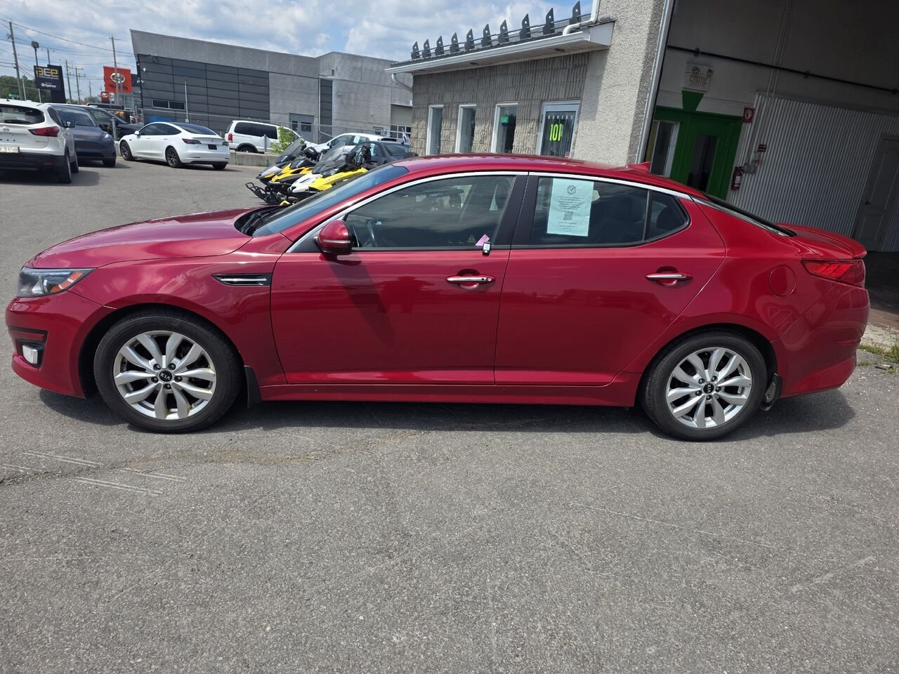 2015 Kia Optima Red  - photo #2