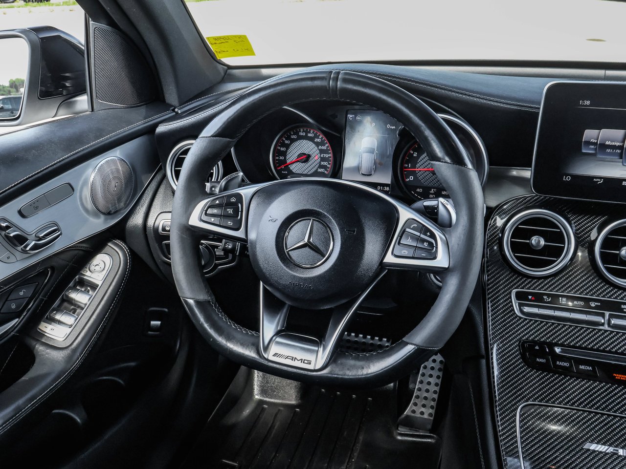 2019 Mercedes-Benz GLC AMG GLC 63 S 4MATIC+ SUV designo Diamond White Sherwood Park - photo #17