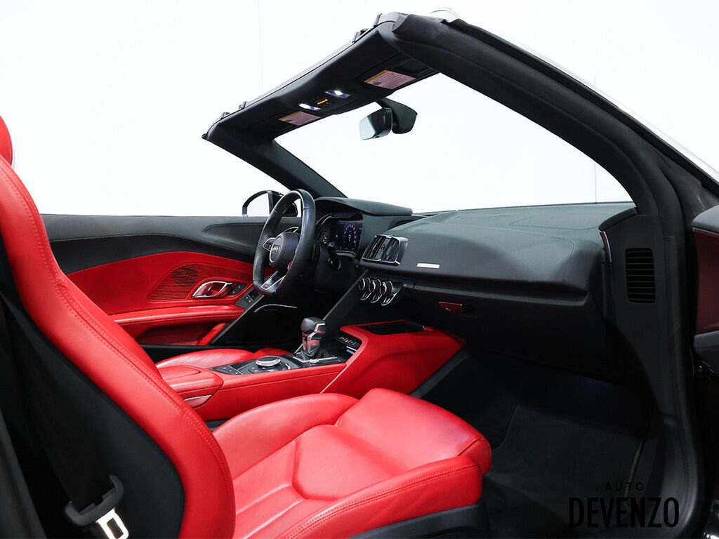 Audi R8 Spyder V10 2018 Noir Saint-Eustache - photo #5