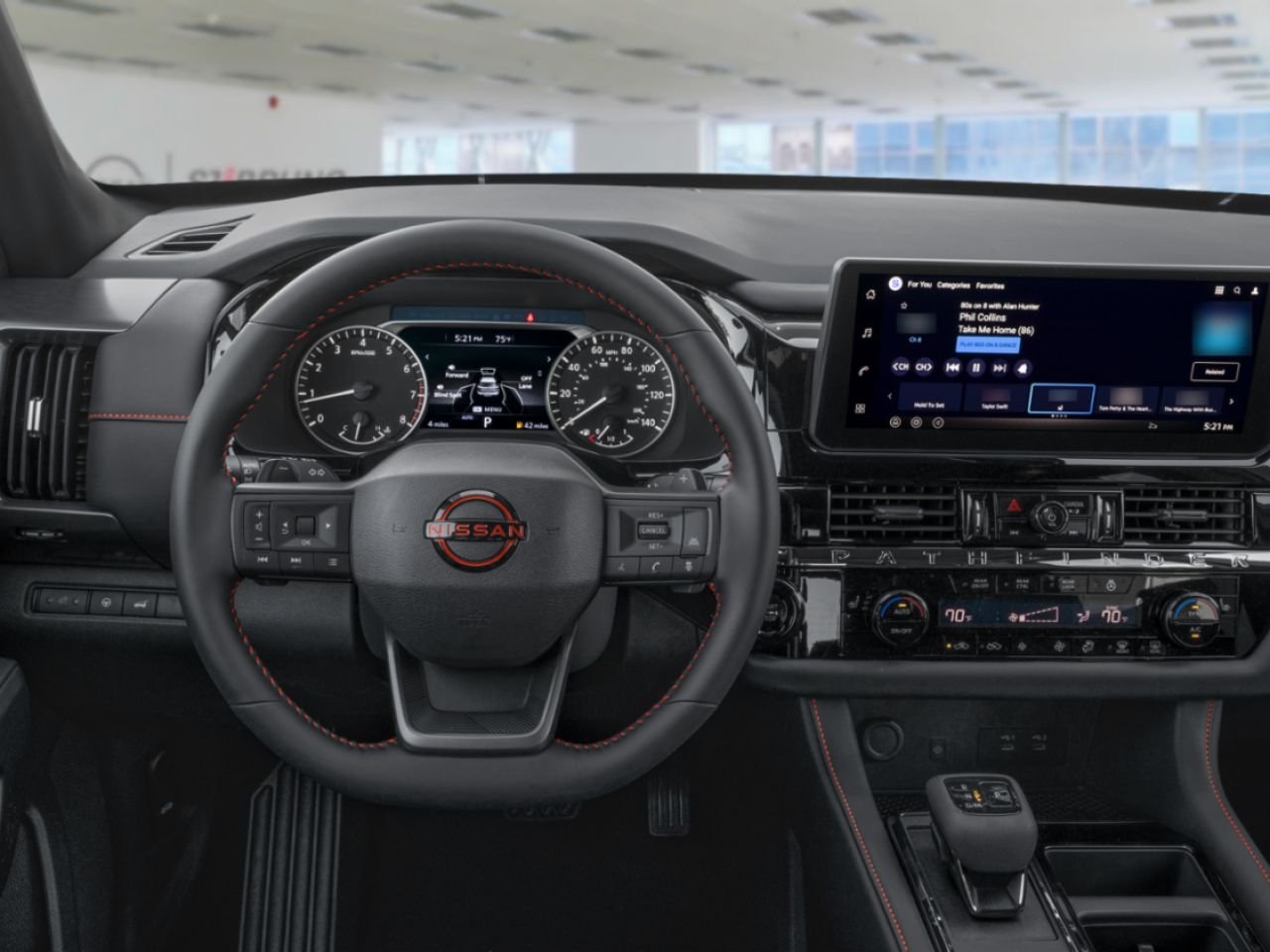 Nissan Pathfinder 2026 Blanc Everest nacré triple couche/Noir intense Saint-Basile-le-Grand - photo #3