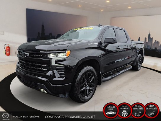 2026 Chevrolet Silverado 1500 RST | CABINE MULTIPLACE | COUVRE-CAISSE RIGIDE | MARCHEPIEDS Black