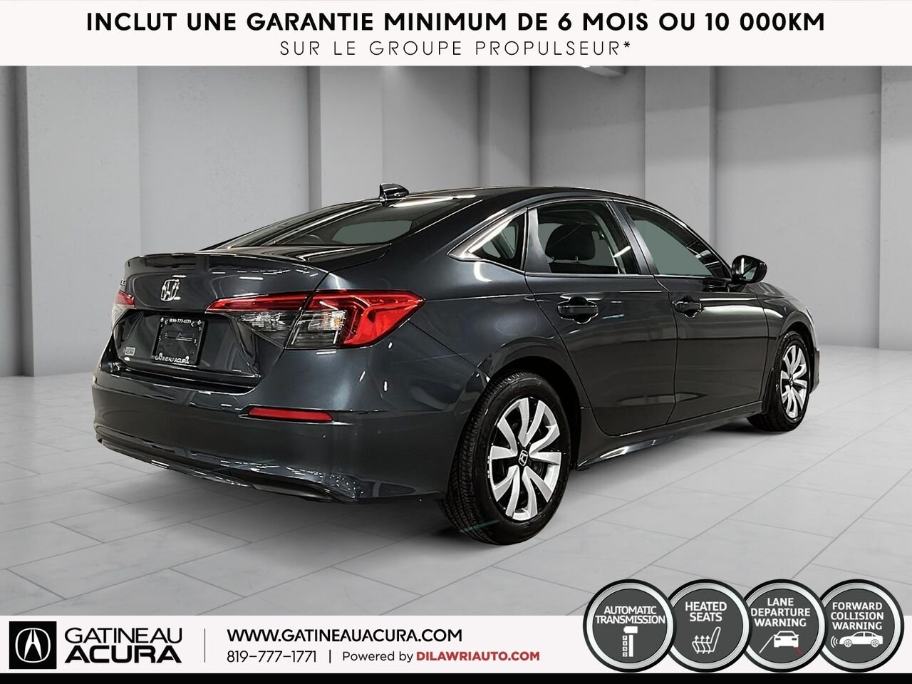 2024 Honda Civic LX Grey Ottawa & Gatineau - photo #14
