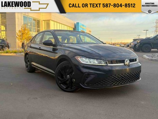 2025 Volkswagen Jetta Comfortline Power Sunroof | Heated Leather Bucket Seats | Heated Steering Wheel | Adaptive Cruise Co Black