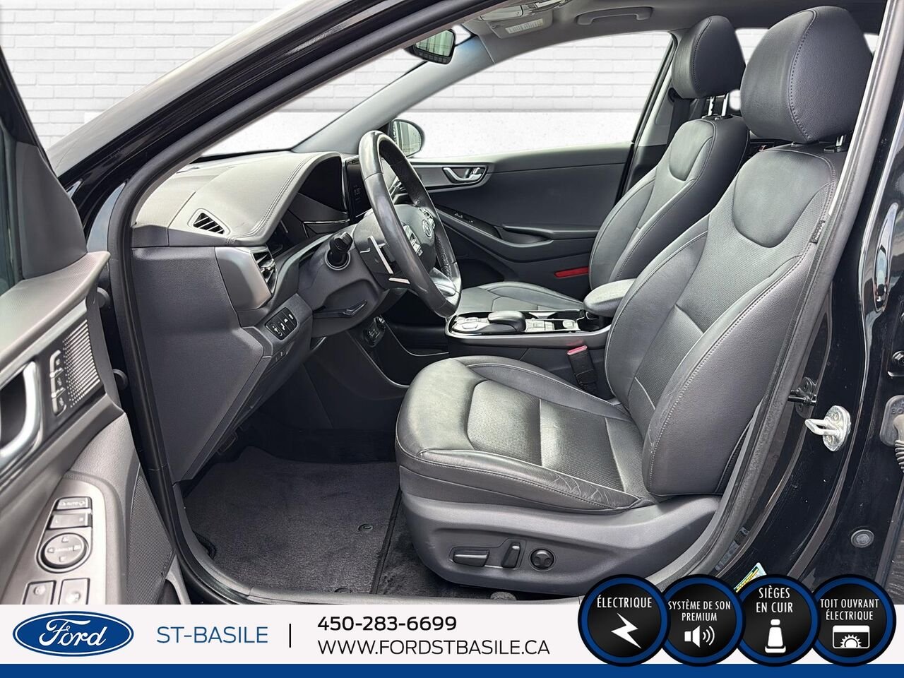 HYUNDAI Ioniq électrique 2020 Noir Saint-Basile-le-Grand - photo #17